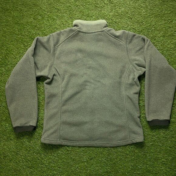 Women’s REI Polartec Jacket L Green Zip-In Full Zip Fleece Outdoor Hiking - Picture 8 of 13